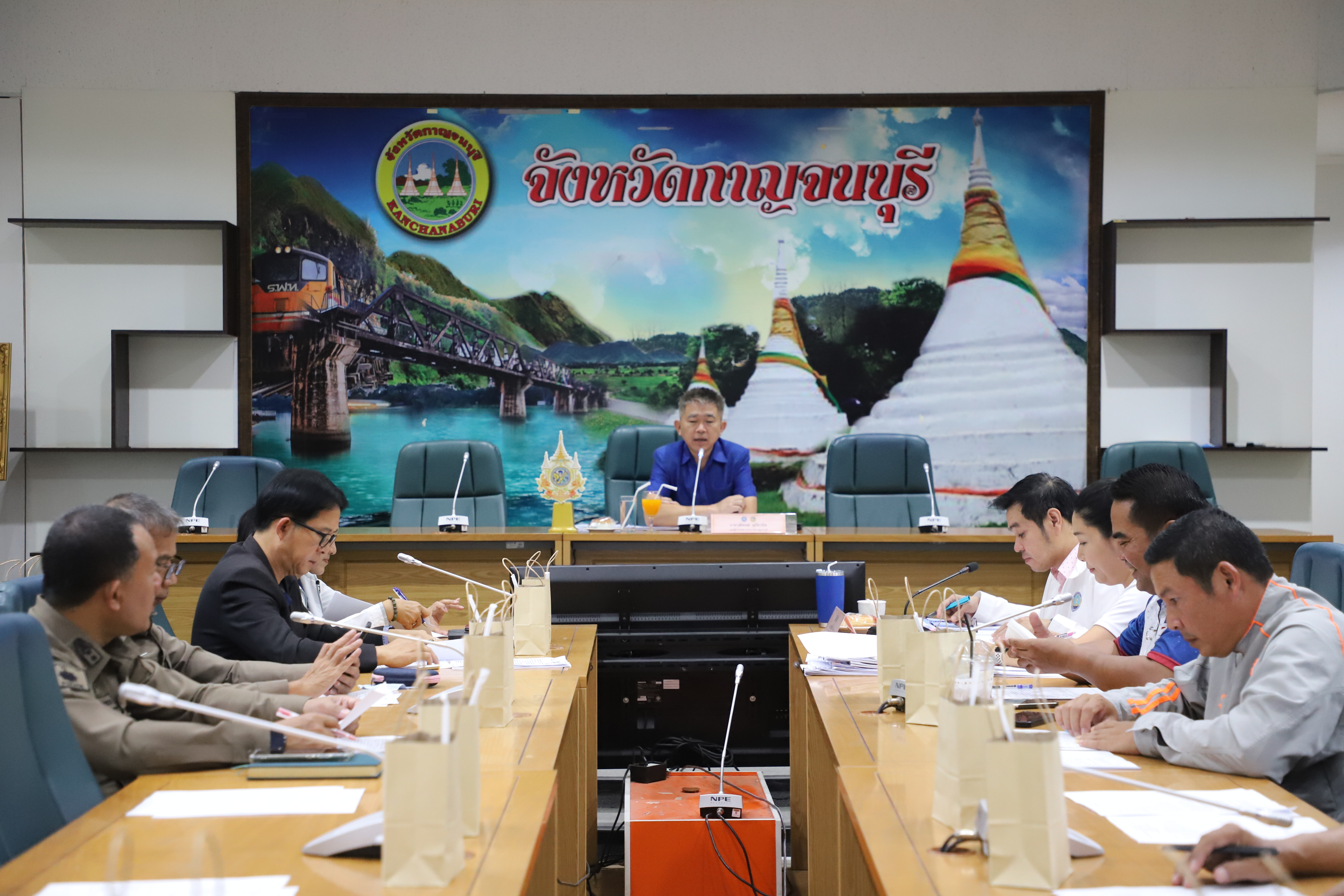 จังหวัดกาญจนบุรี ประชุมเตรียมความพร้อมการจัดการแข่งขันกีฬาและนันทนาการผู้สูงอายุแห่งประเทศไทย ครั้งที่ 16 ประจำปี 2567 “เมืองกาญจน์เกมส์” 