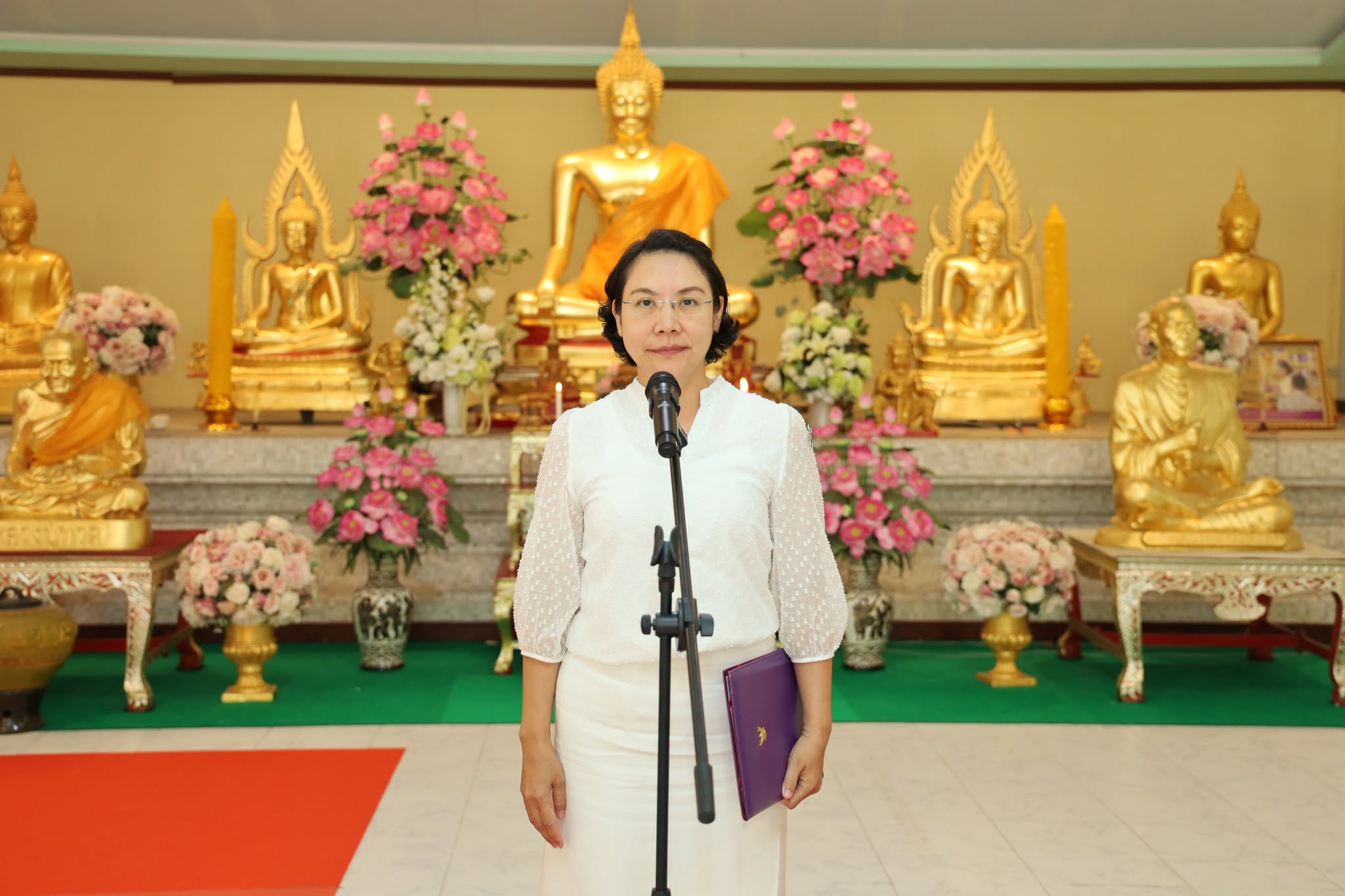 จังหวัดกาญจนบุรี จัดกิจกรรมปฏิบัติธรรมเฉลิมพระเกียรติเพื่อน้อมรำลึกในพระมหากรุณาธิคุณ สมเด็จพระนางเจ้าสิริกิติ์ พระบรมราชินีนาถ พระบรมราชชนนีพันปีหลวง